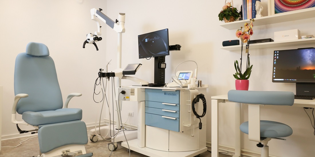 Moderna ordinacija u kojoj se sprovodi pregled limfnih čvorova vrata