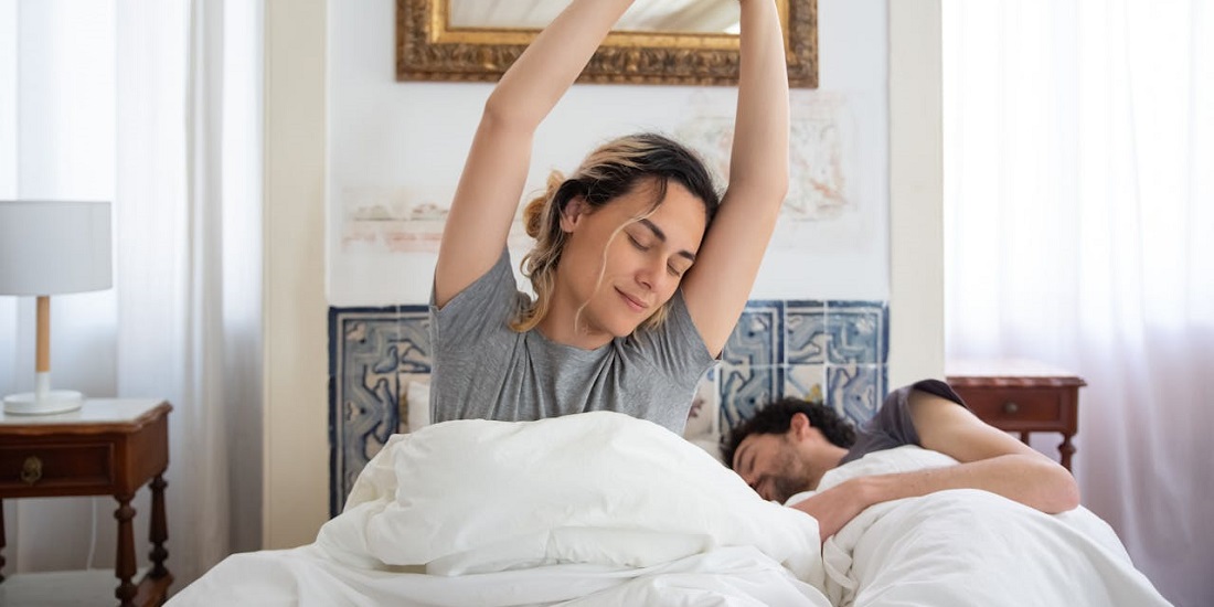 žena koja više nema neprijatan zadah ujutru