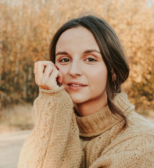 Young girl with radiant skin